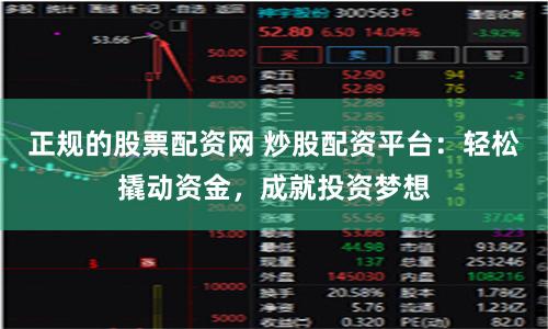 正规的股票配资网 炒股配资平台:轻松撬动资金,成就投资梦想